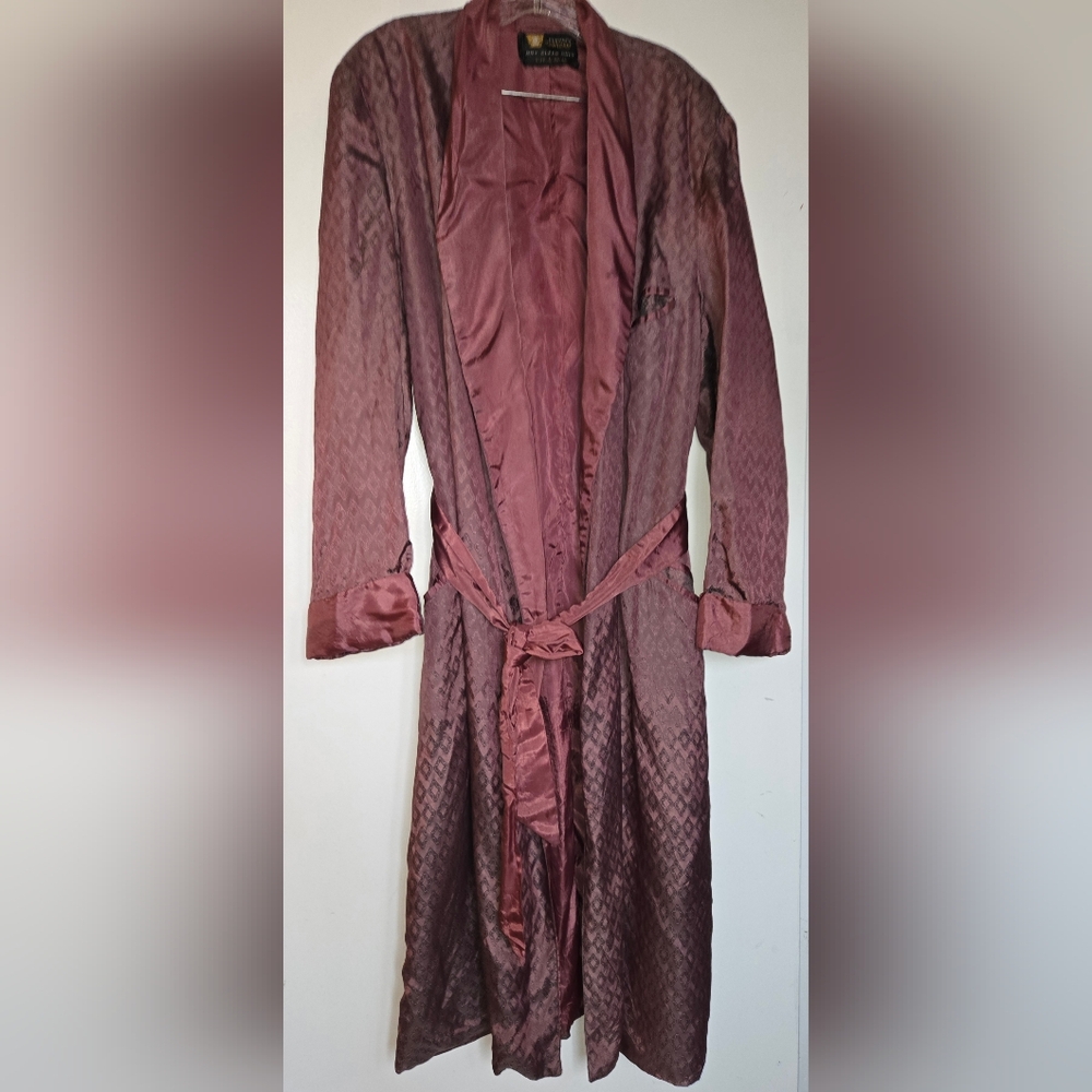 Vintage Dressing Robe Smoking Jacket